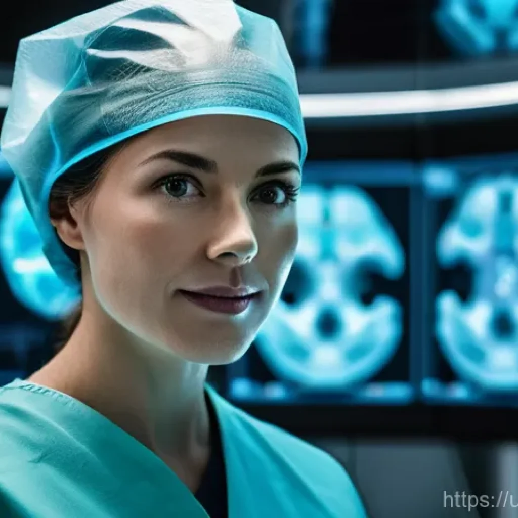 성형외과 의사 경력 비교 - **A highly skilled plastic surgeon in a futuristic operating room, utilizing advanced technology for...