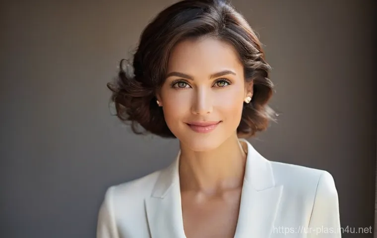 얼굴 윤곽주사 효과 - **Prompt 1: Natural Radiance and Confidence**
    "A portrait of a beautiful woman in her late 30s, ...