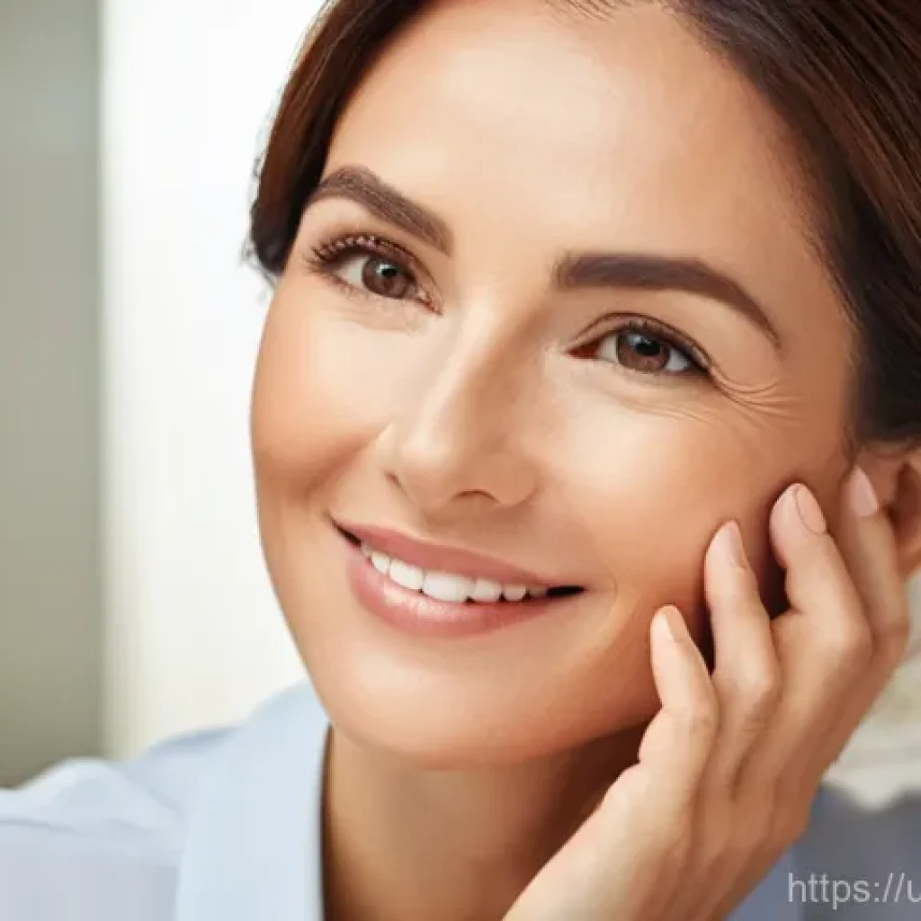 레이저 리프팅 비교 - **Prompt for Laser Lifting (General Rejuvenation):**
    "A confident woman in her early 40s, with r...